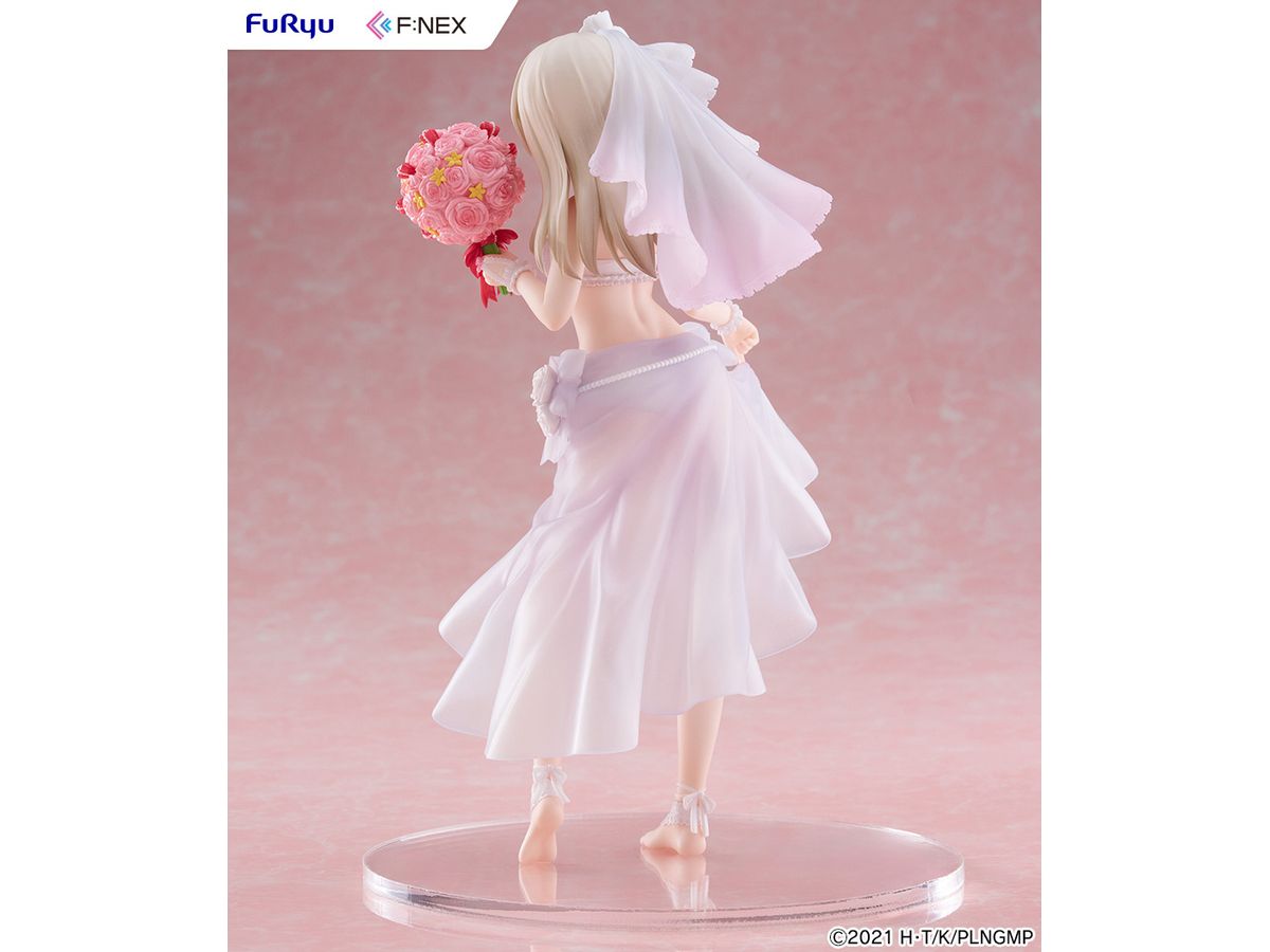 【預訂日期至17/6/26】 FURYU [F:NEX]《魔法少女☆伊莉雅》1/7 伊莉雅 -婚紗泳裝- / Illyasviel von Einzbern Wedding Swimsuit ver. 1/7 Scale Figure 🌸[訂單確認後,本店會於一週內發出電子預購單據,屆時請確認WhatsApp對話查收。"如需到店提取紙質單據或使用其他通訊APP可於備註告知"]