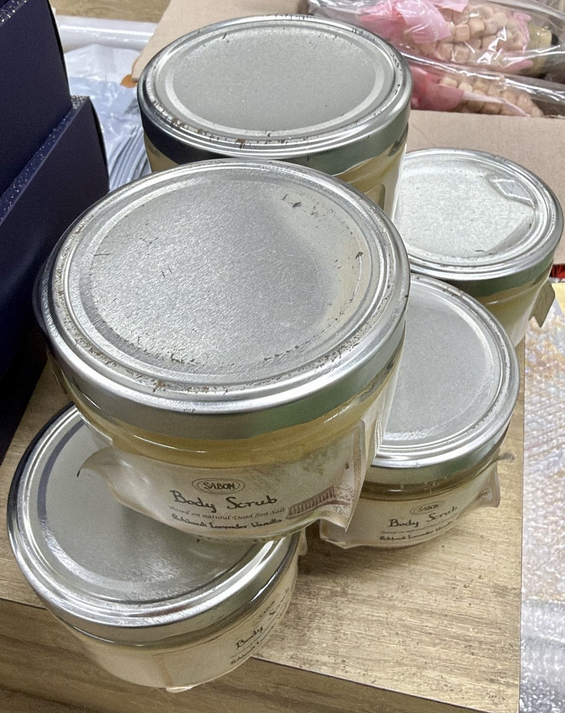 *SABON廣藿香薰衣草香草死海鹽淨化修護身體磨砂600g*