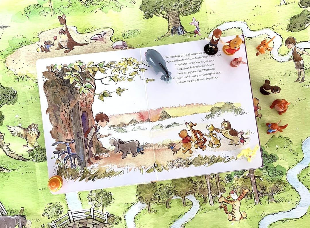 英國直送🇬🇧Winnie the Pooh Busy Book 連 10 隻公仔