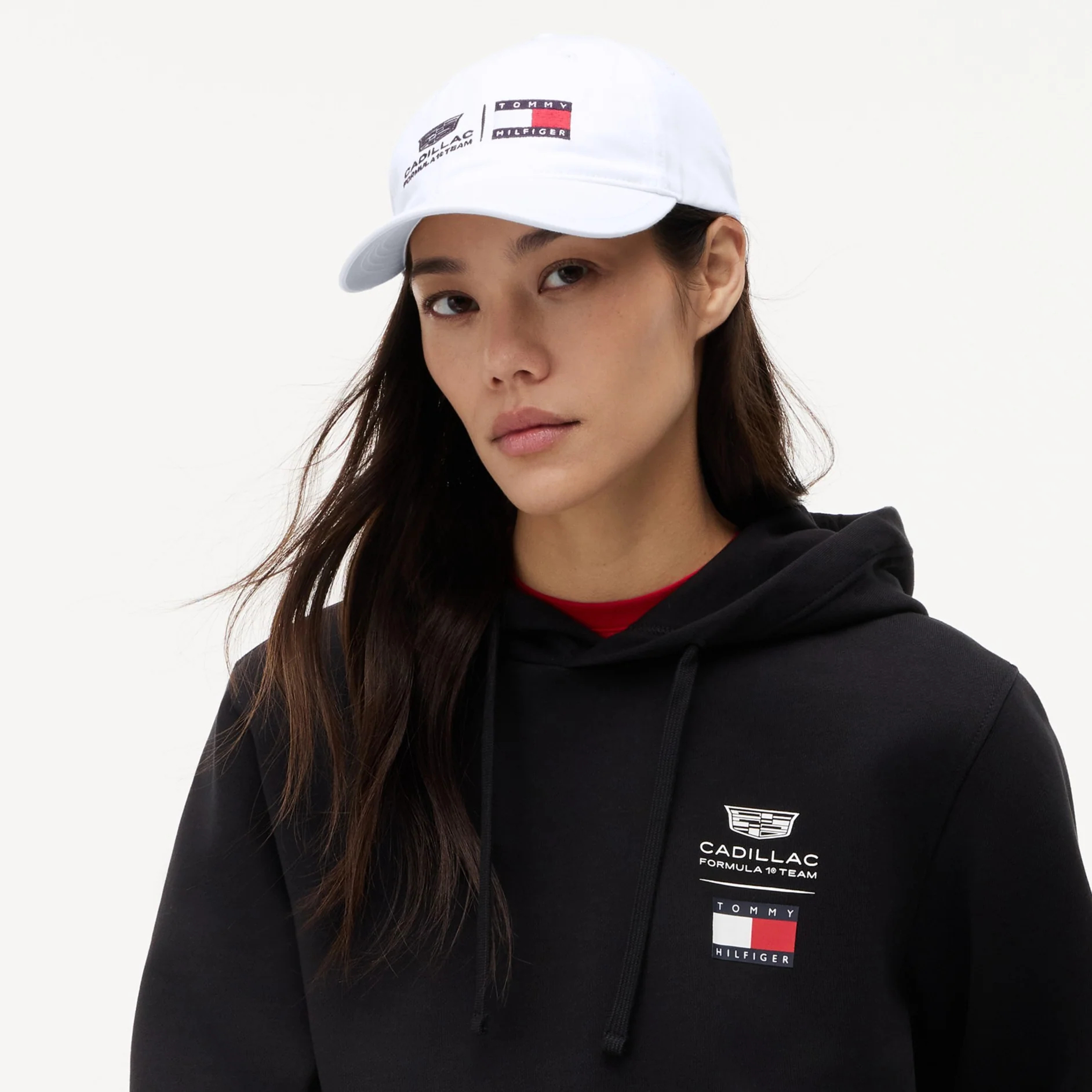 TH x Cadillac F1 Team 凱迪拉克車隊 2026 黑白色 Co Brand Cap AU0AU02082YCF