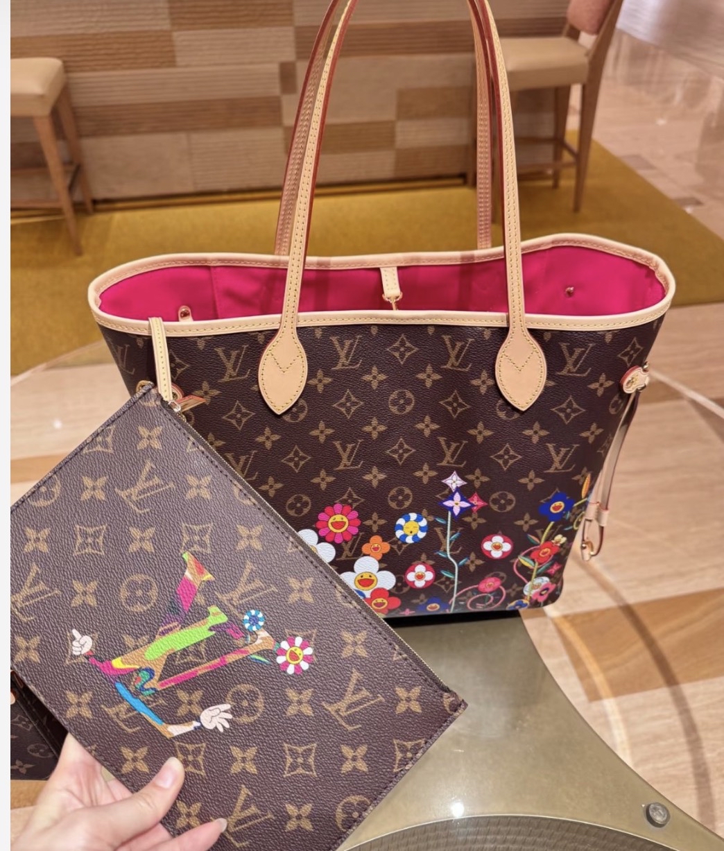 Louis Vuitton 村上隆限量絕版Neverfull