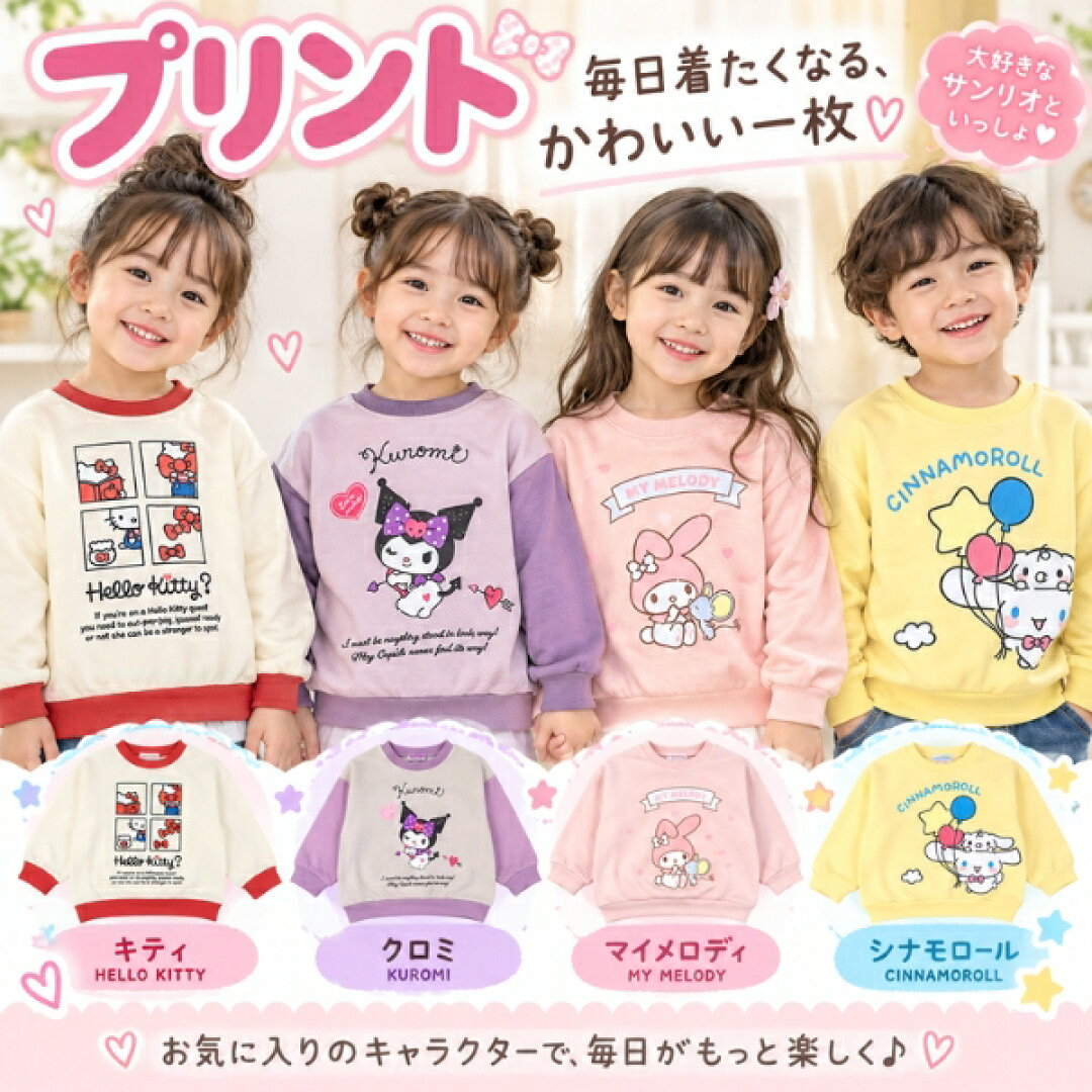 <日本限時減價⏰新品訂購>Sanrio線圈料長袖衫