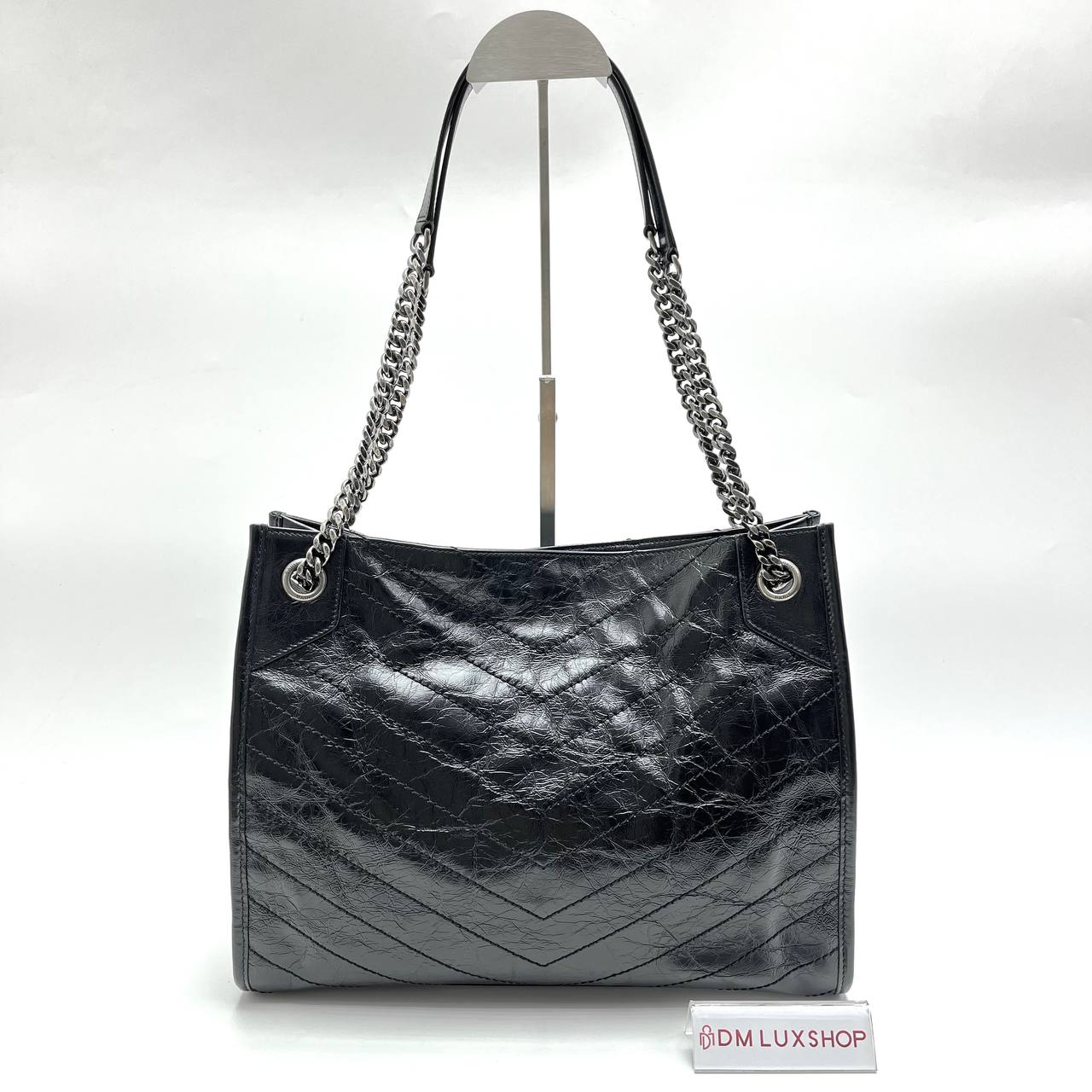 YSL Niki Shopping Tote Black SHW