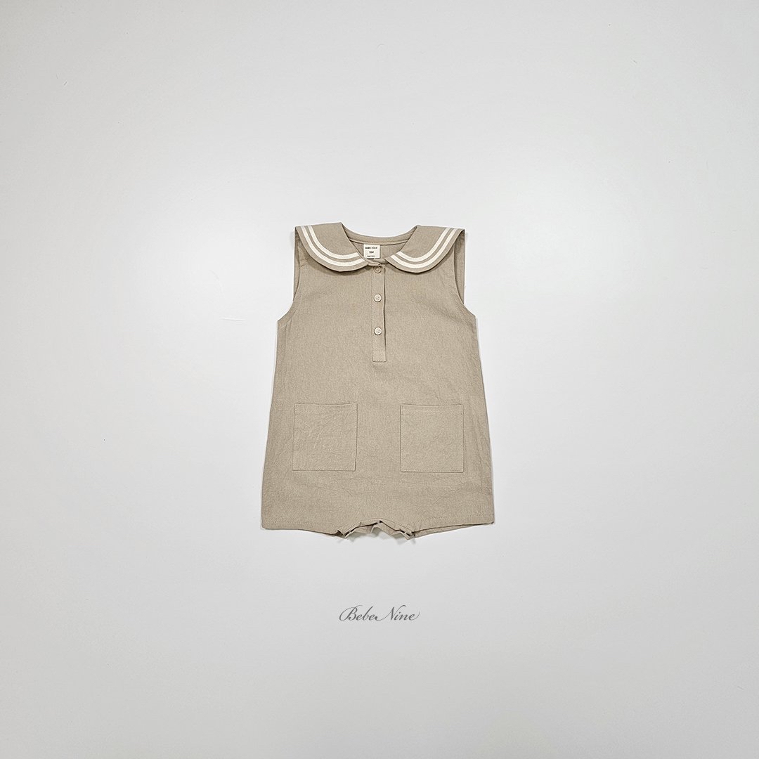 ☀️預訂 韓國直送☀️🇰🇷Bebenine三色海洋風水手無袖連身服