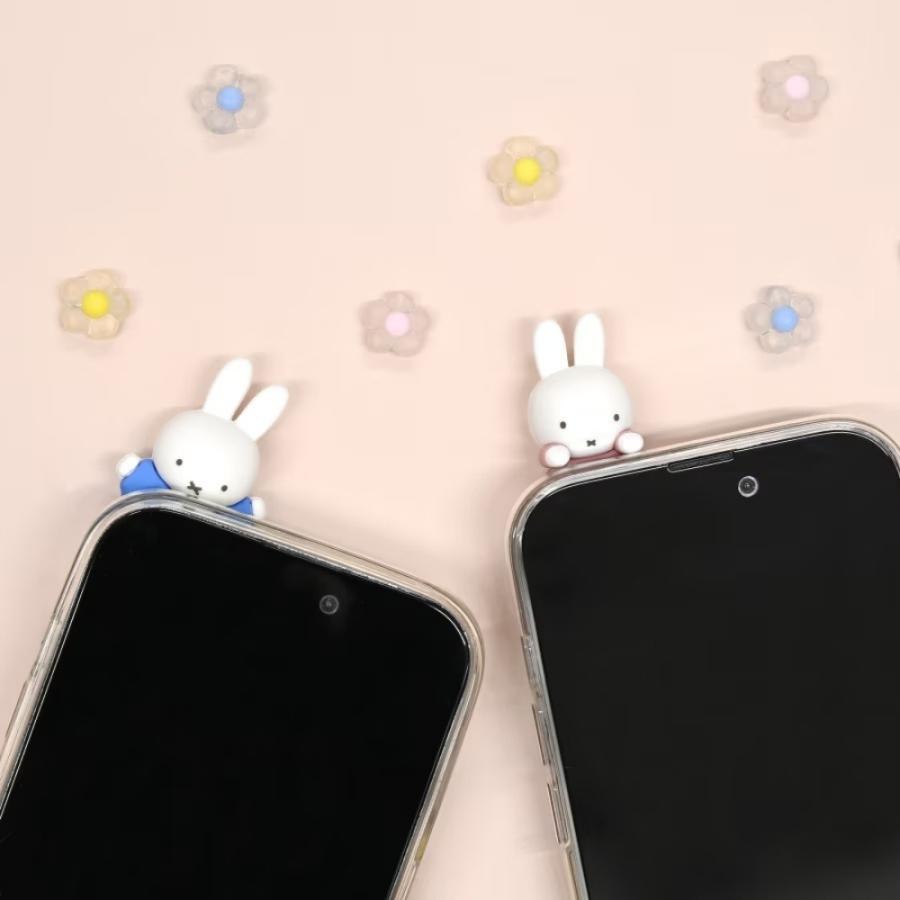 珍惜生命-3小兔成長基金 [日本直送] Miffy Hyottomo 手機配件貼