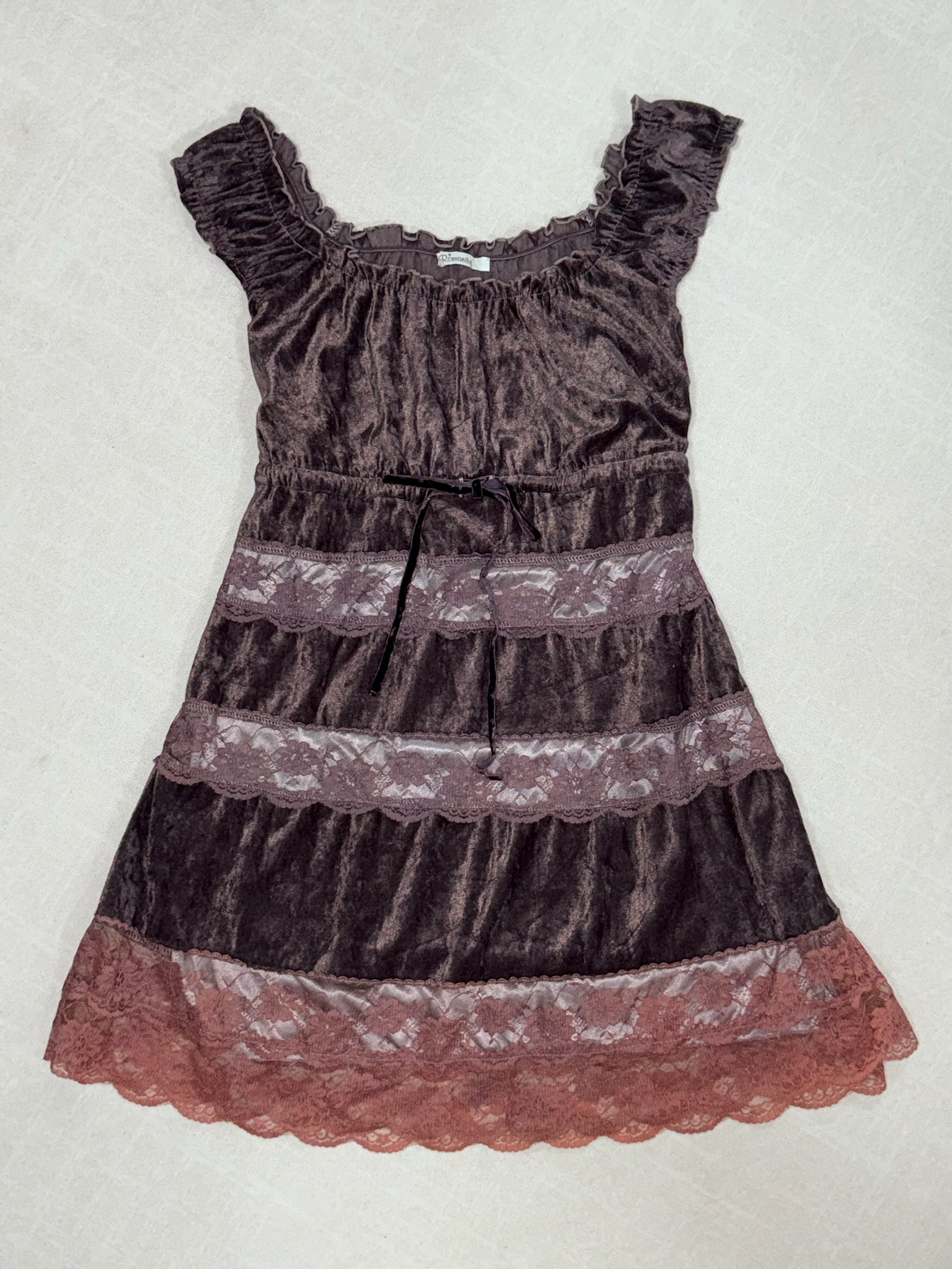 Mauve Inspired Lace Dress