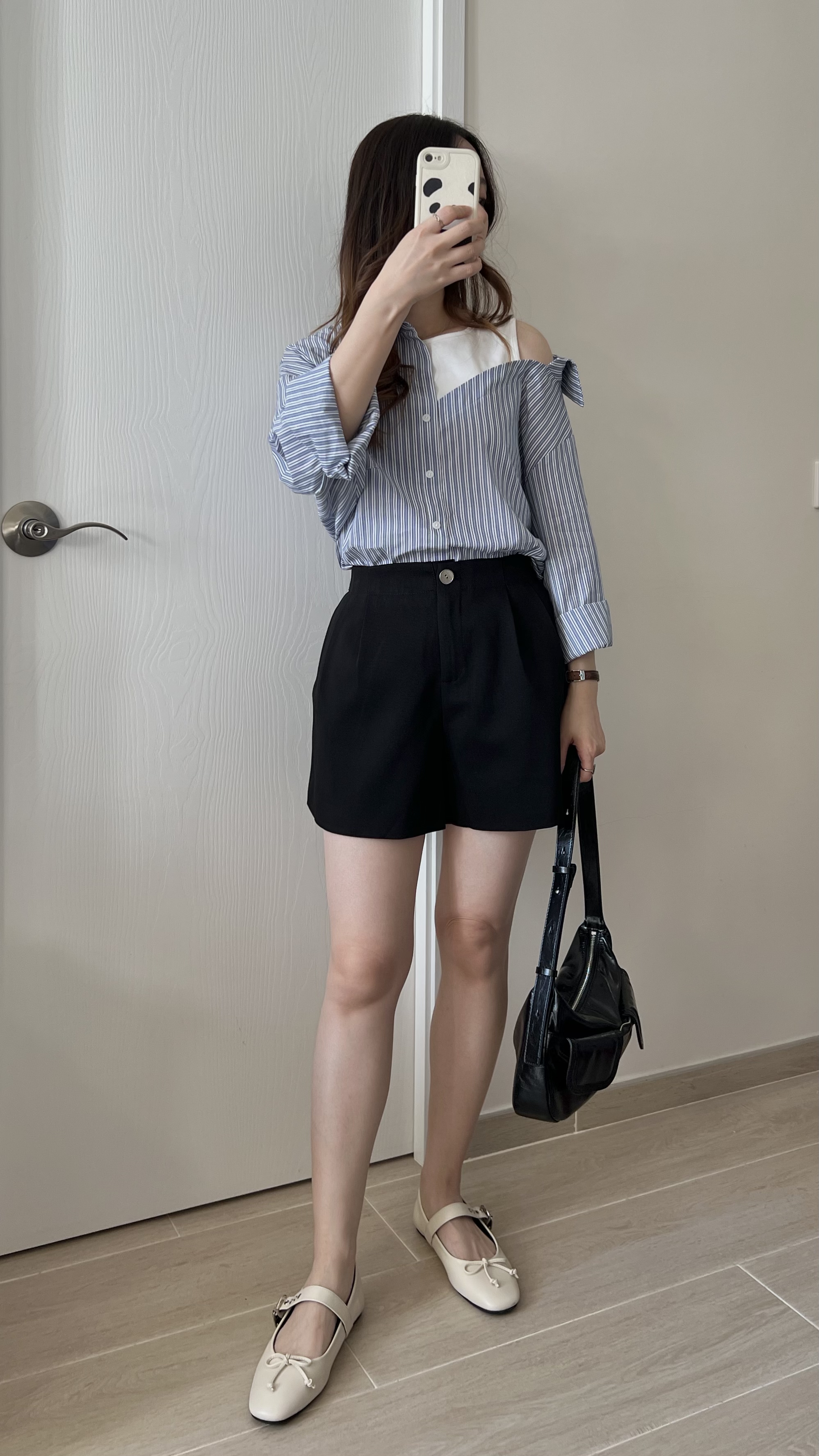 自留推薦假兩件恤衫 現貨