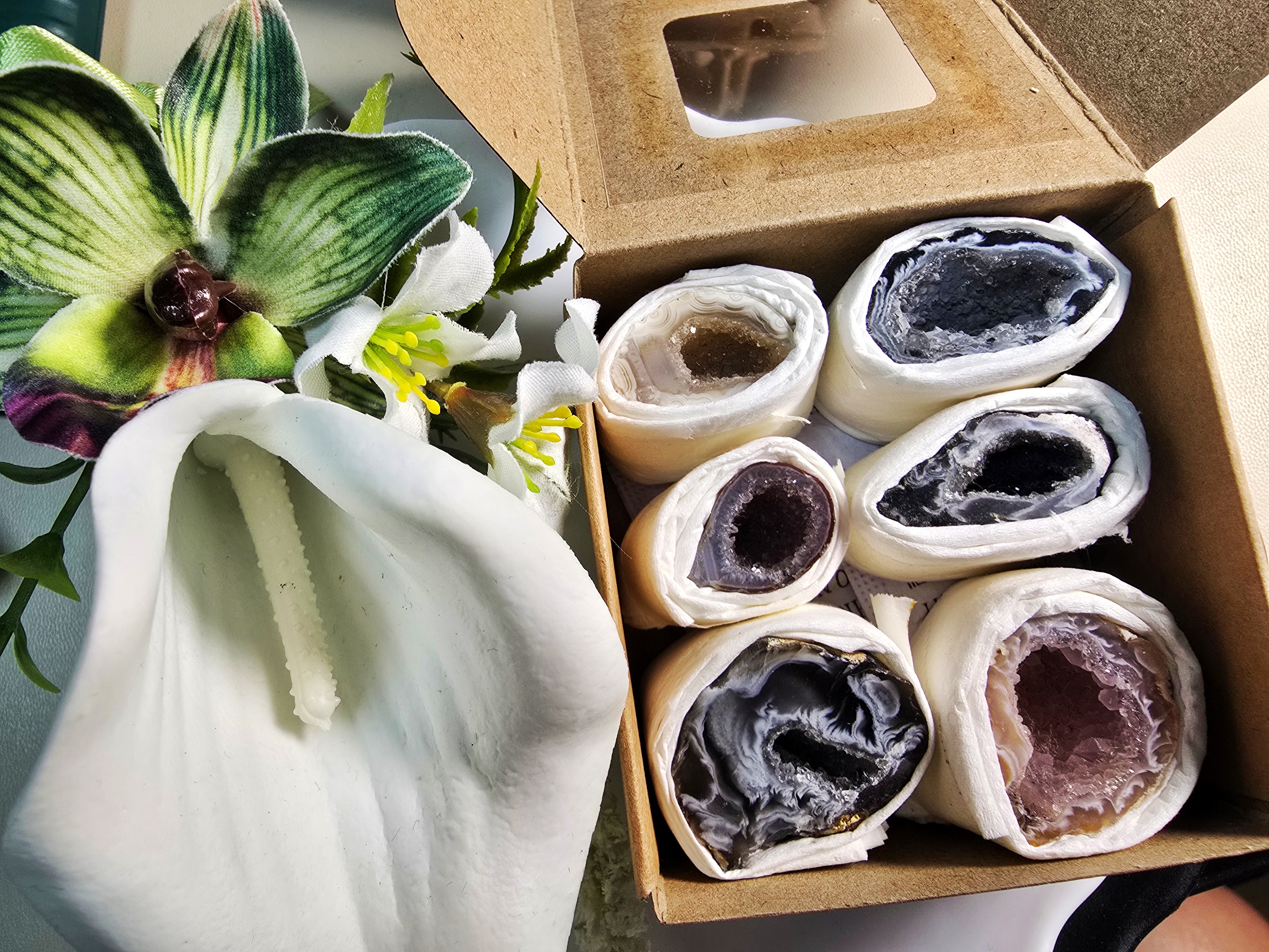 一物一圖 STT0209 招財 闔家平安 天然瑪瑙洞套裝