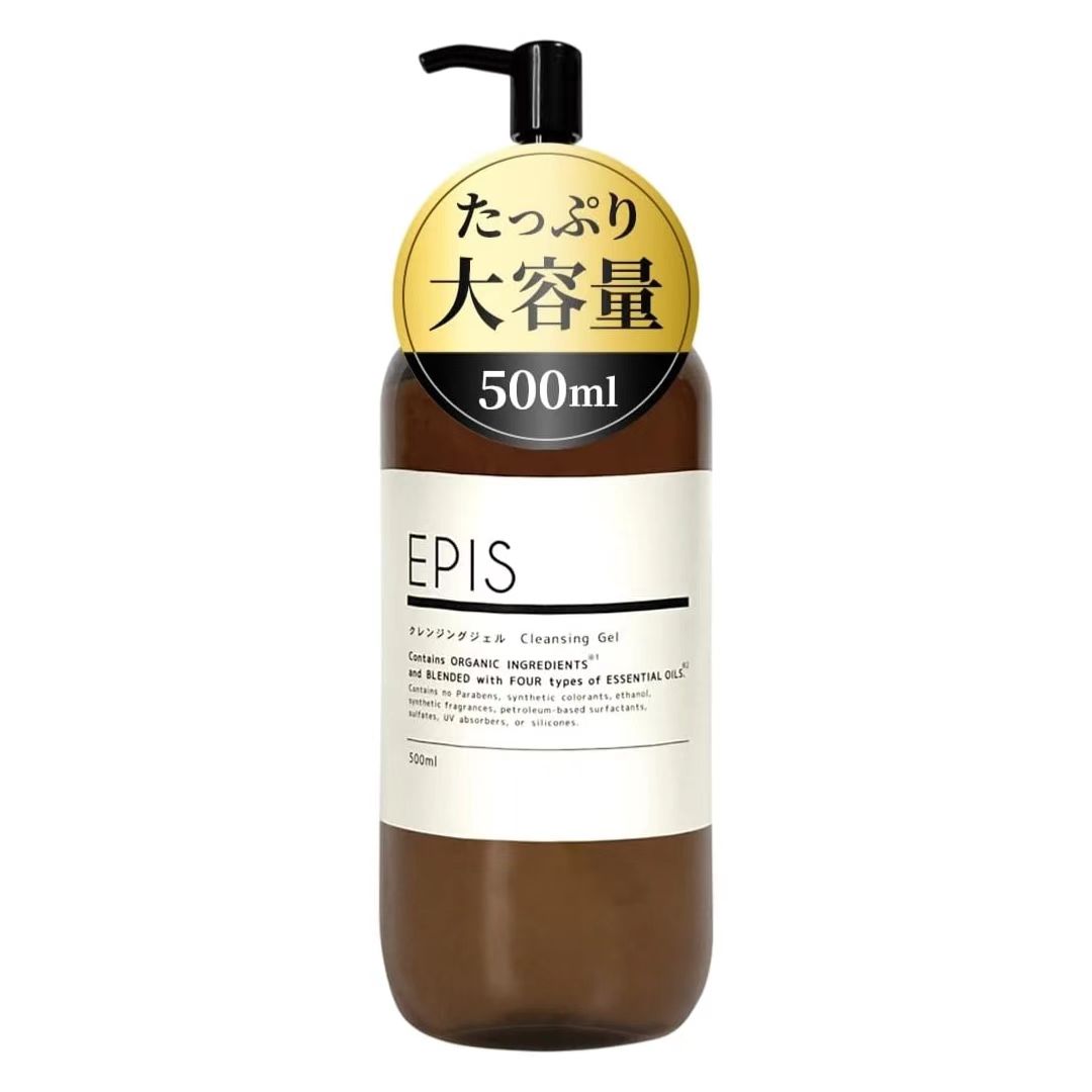 日本有機潔面啫咖哩 EPIS Clensing Gel 500ml 