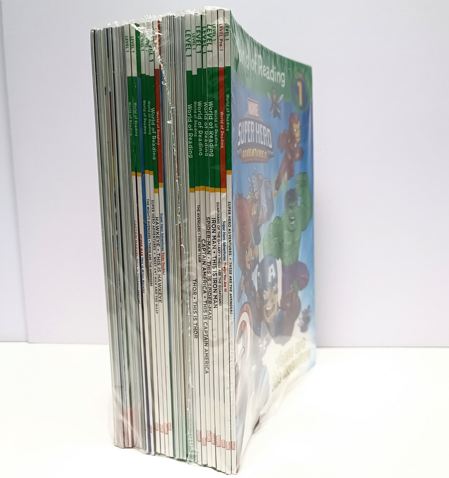 Marvel World of Reading Pre1+L1+L2 (31 books) 漫威復仇者聯盟分級讀物 B172 