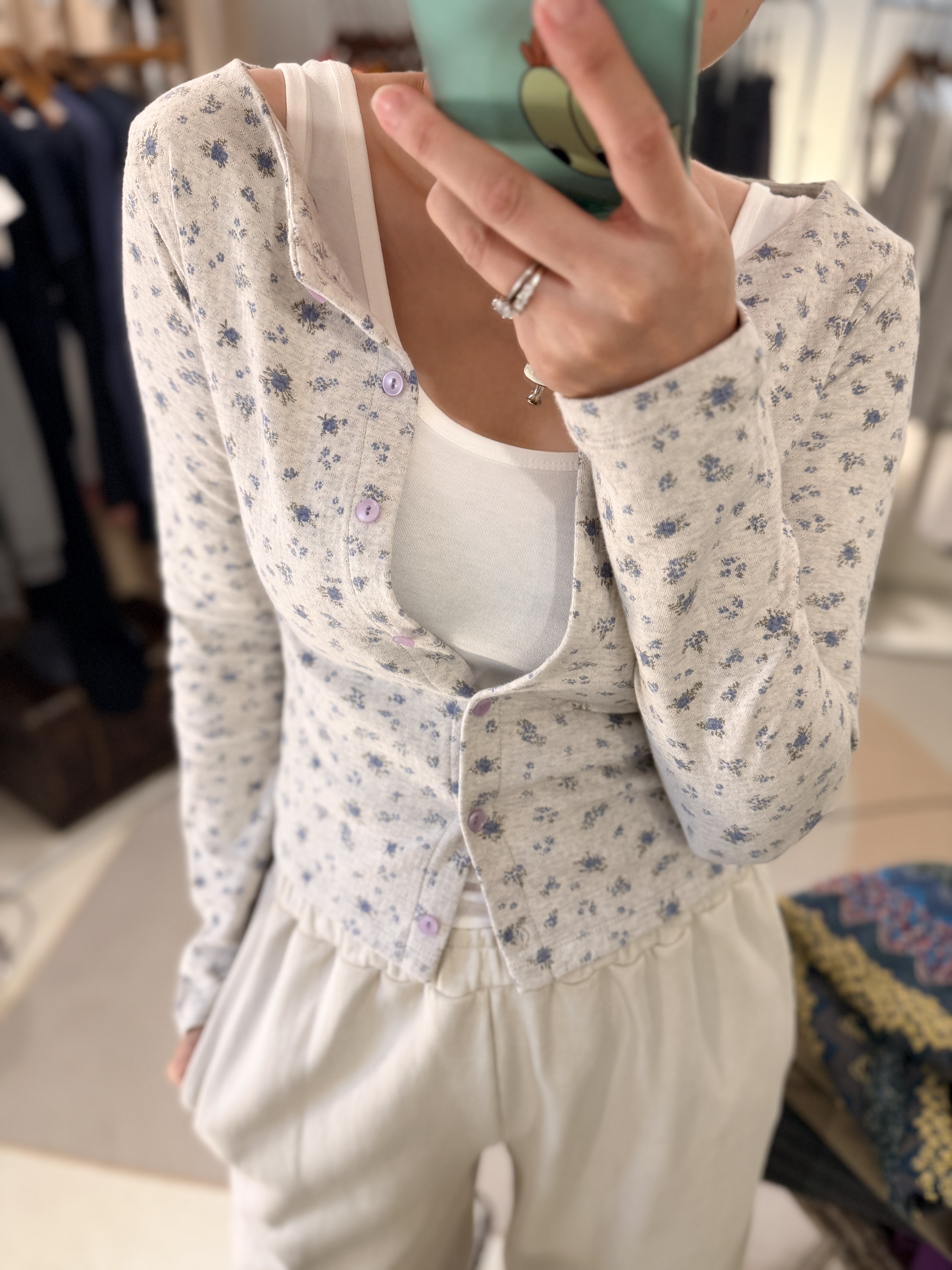 Vintage flower cardigan