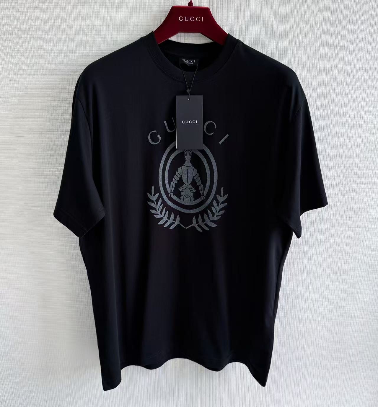 【原單】GUCCI 印花棉質針織短袖Tee