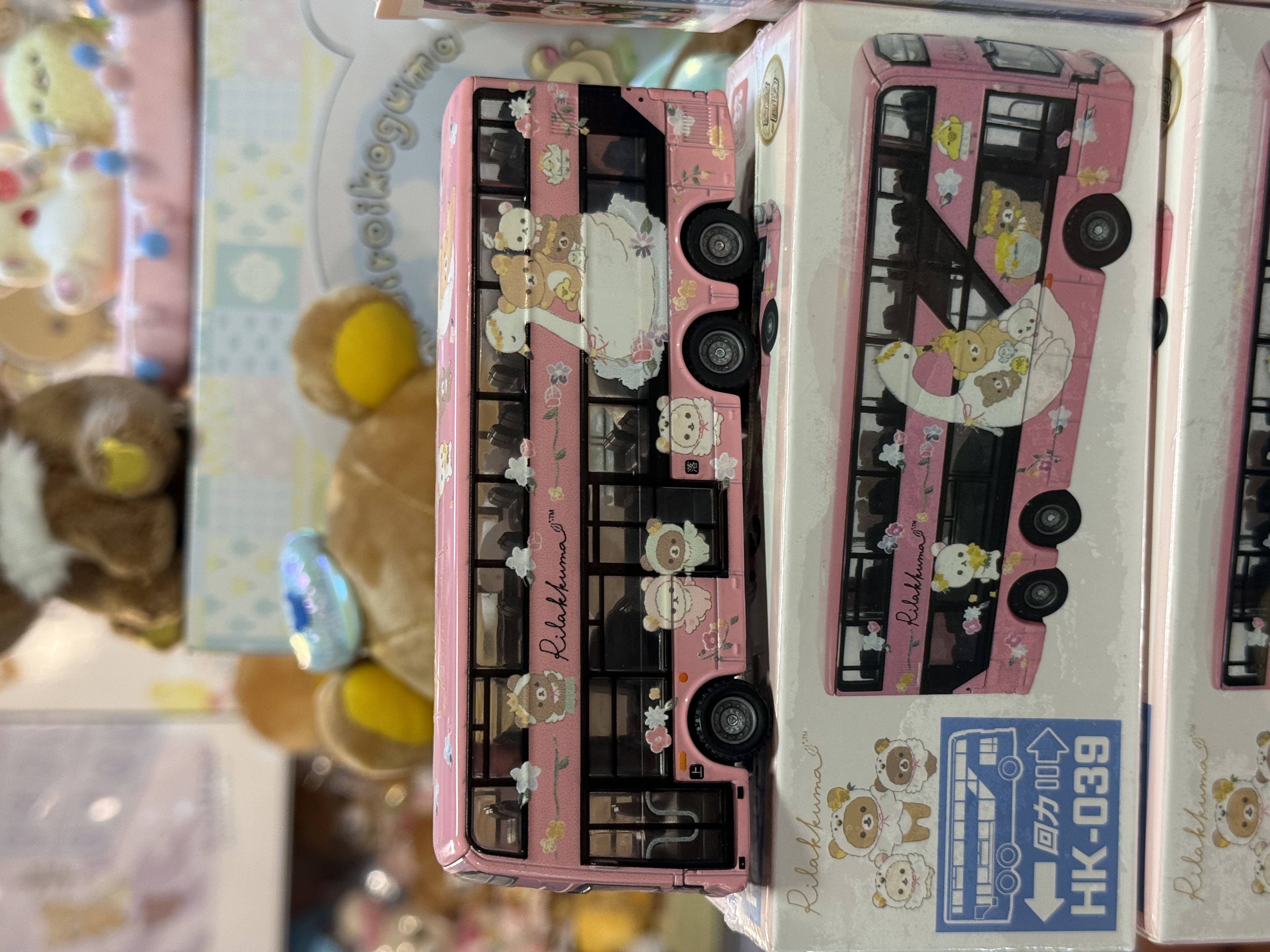 《現貨》全新香港版限定rilakkuma雙層巴士