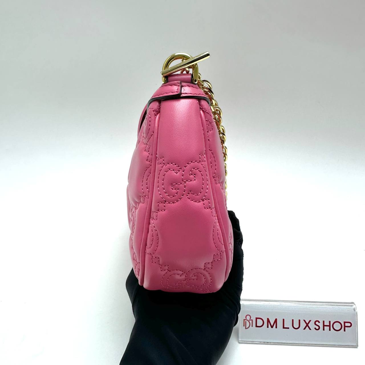 Gucci Pink Shoulder Bag GHW