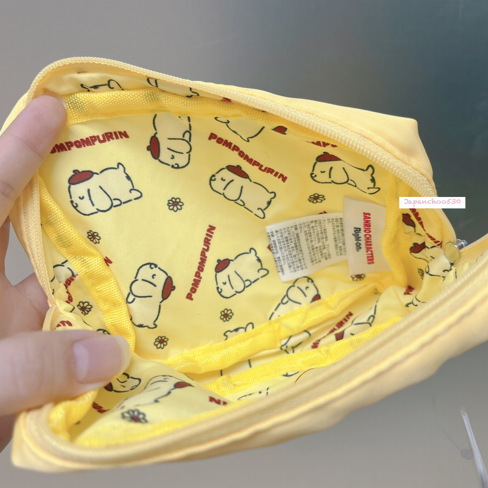 日本現貨/預訂📍日本Sanrio x Right On得意訓覺樣系列 - 拉鏈袋