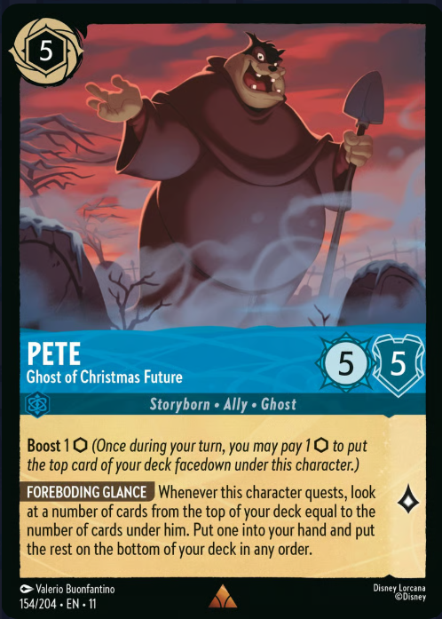 154/204 Pete - Ghost of Christmas Future R