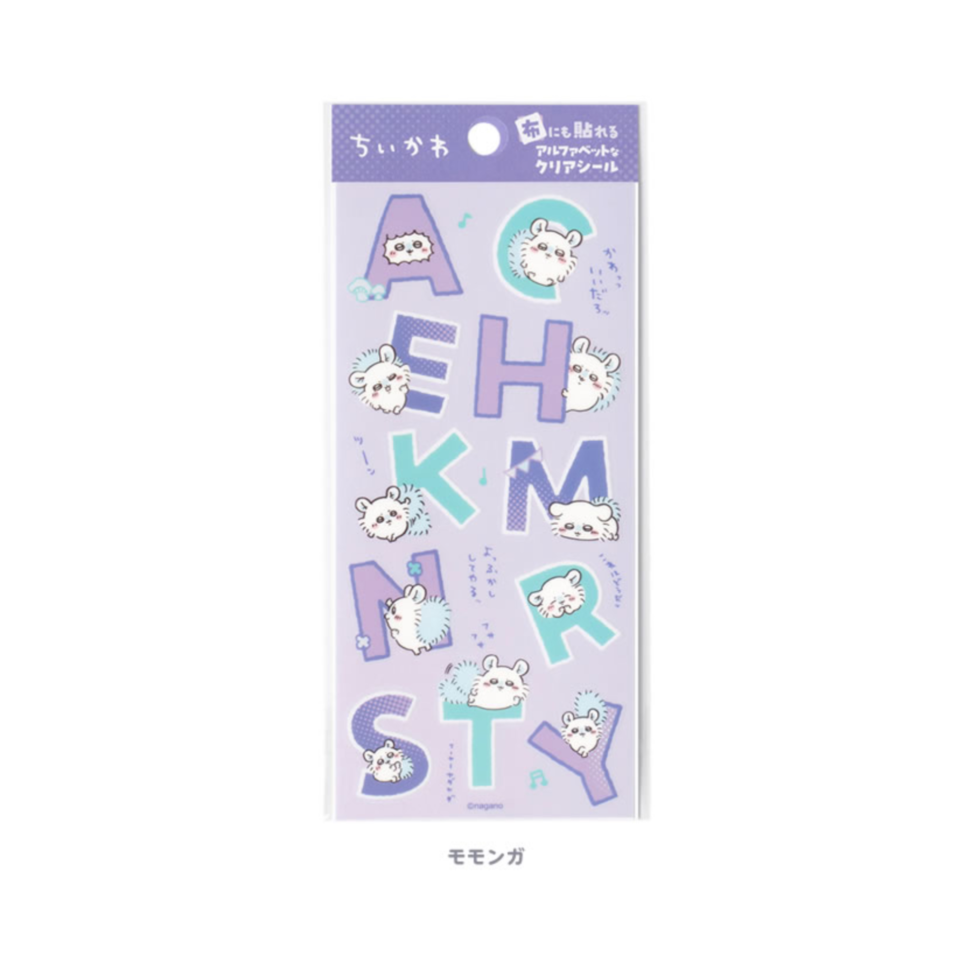 🎀【預訂】 Chiikawa 布料字母貼紙 - 