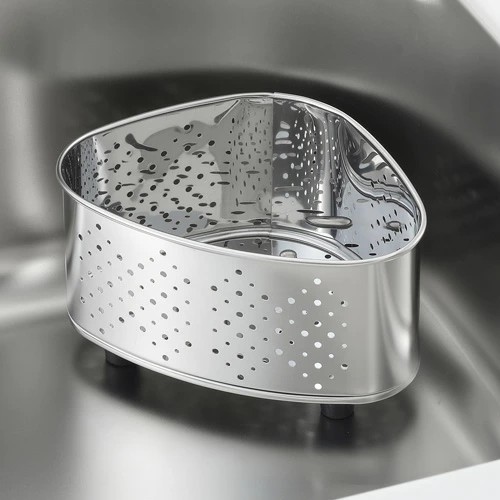 🔥🔥【日本製《SUEEZE》抗菌不鏽鋼廚餘瀝水籃】小