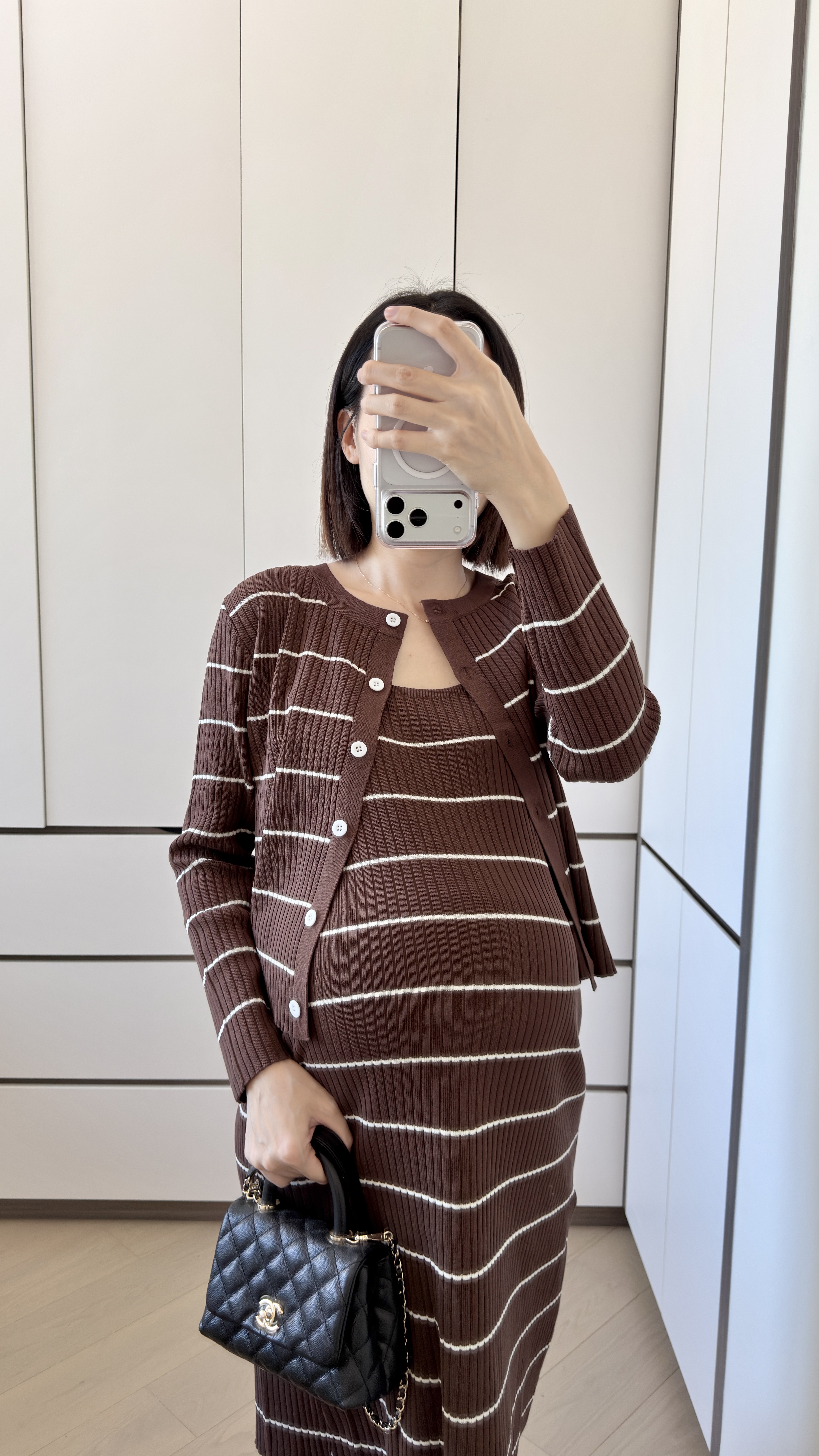 THE ÉLISE STRIPED KNIT SET