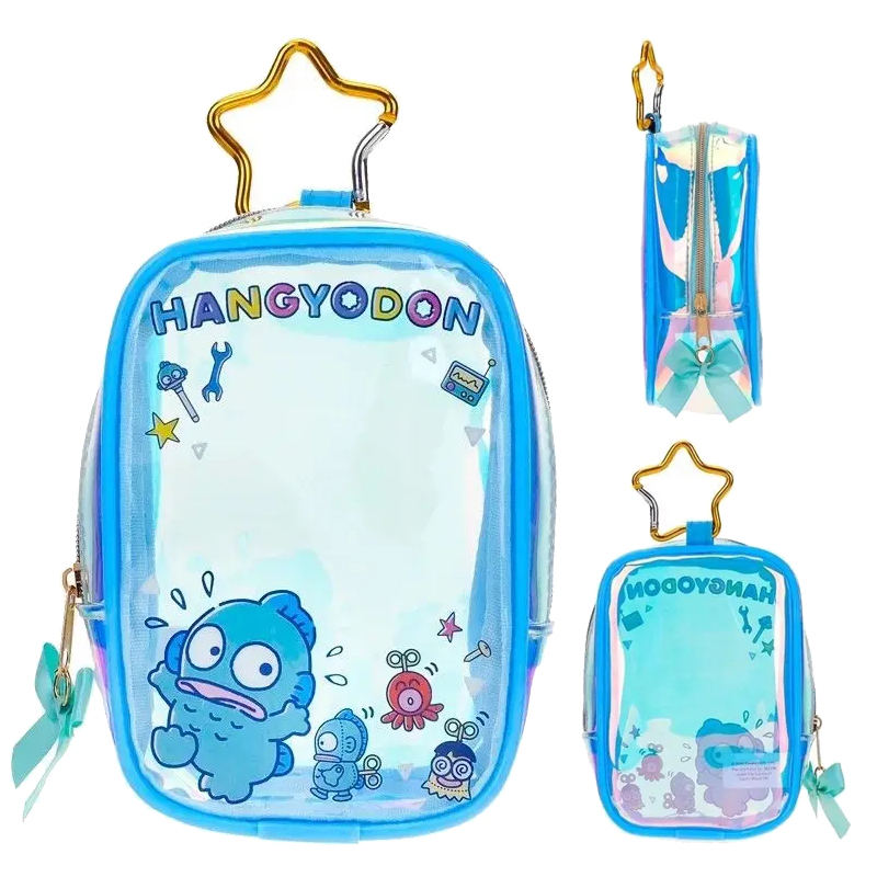 現貨🐱| Sanrio PVC透明公仔應援袋/痛包（Cinnamoroll肉桂狗/Hangyodon水怪）