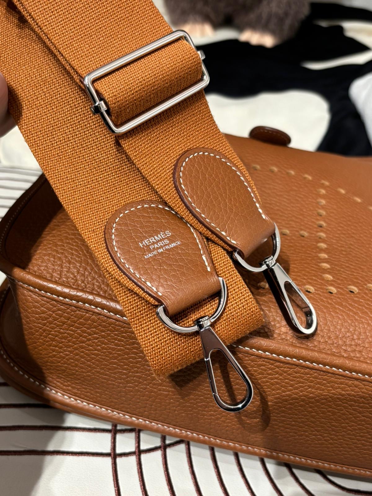 Hermes Evelyne 29 Stamp Z 金棕色銀扣 100%Authentic, 