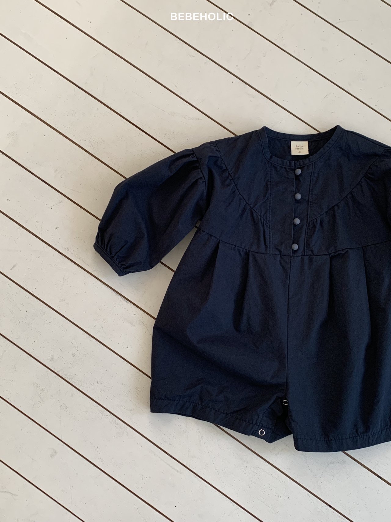 🌸預訂 韓國直送🌸🇰🇷BEBEHOLIC三色簡約寬鬆長袖連身褲