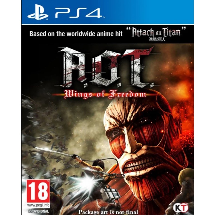 (🔥FLASH SALE🔥) Attack On Titan Wings of Freedom Full Game (PS4 & PS5) Digital Download Activated