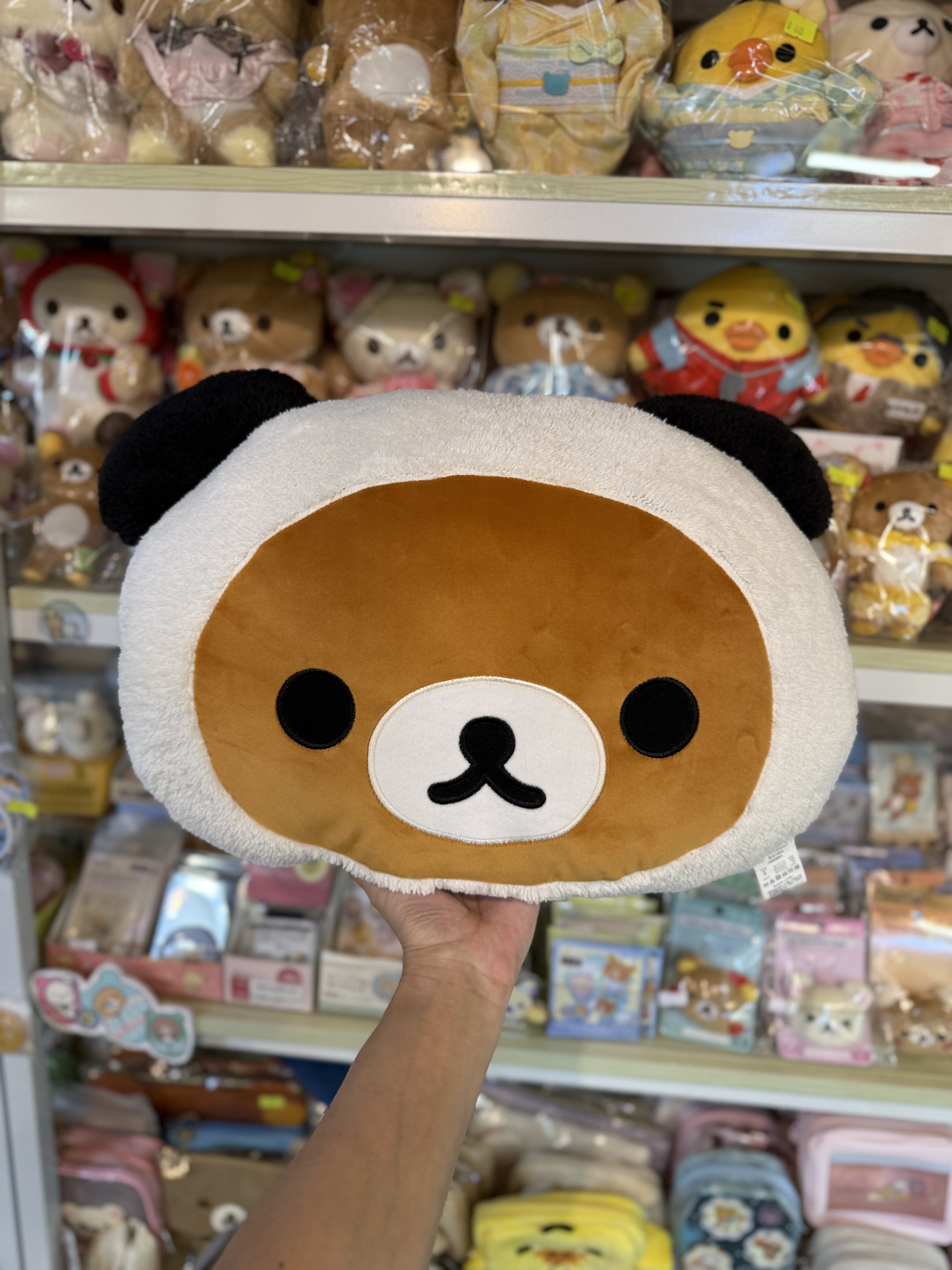 《現貨》全新日本限定Rilakkuma 熊貓造型頭型咕𠱸