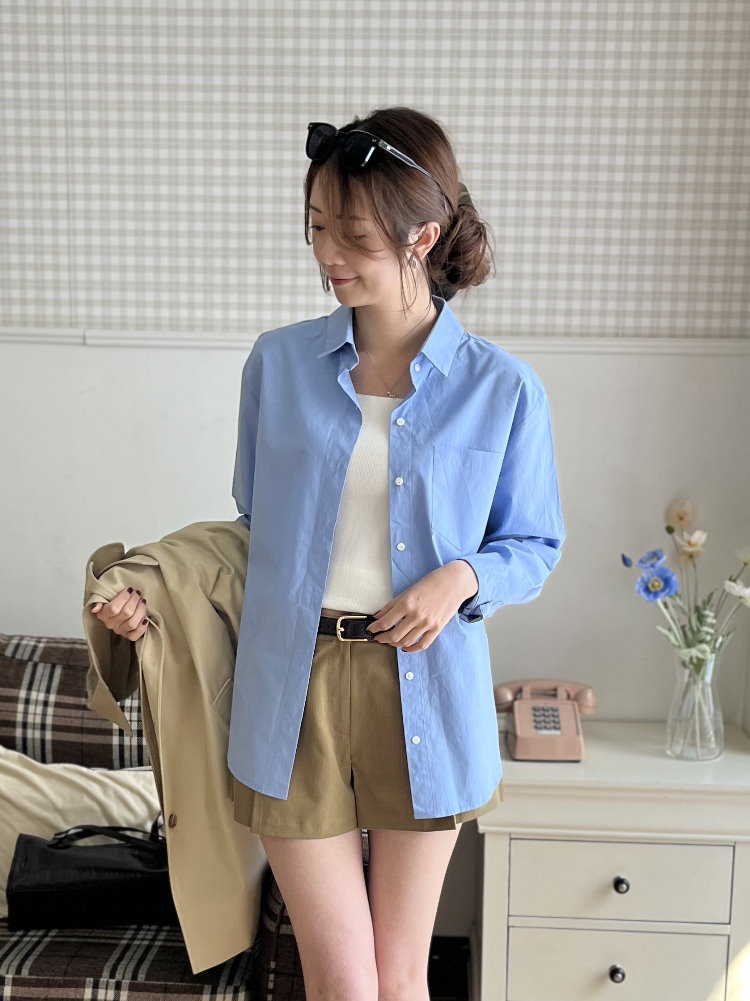 The Oxford Pocket Shirt (Blue)