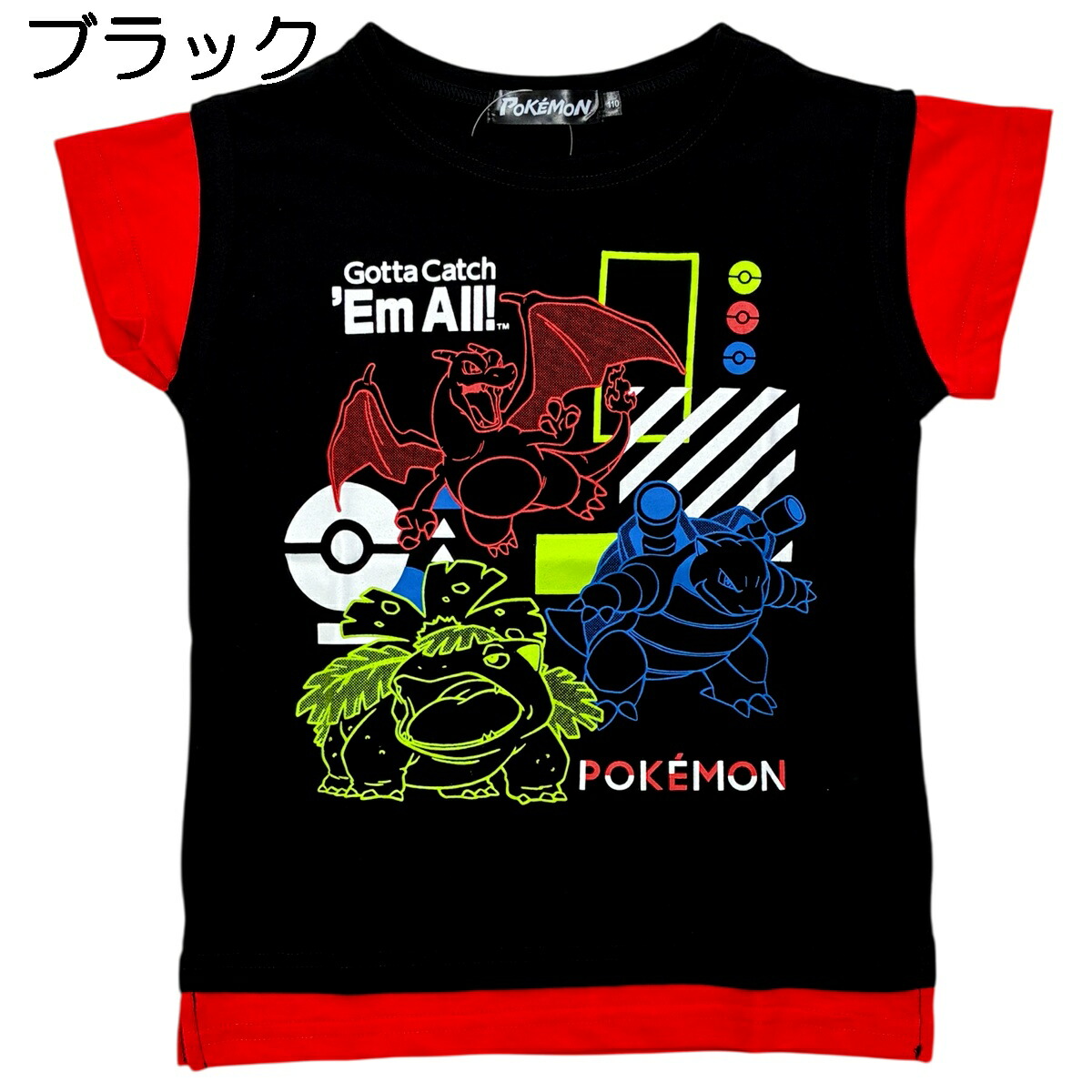 🆕【⭐訂購⭐】🌀 🇯🇵 日本直送 #Pokemon 假2件短袖 tee［4款選］ 🌀[PLDA-0045] [260421]