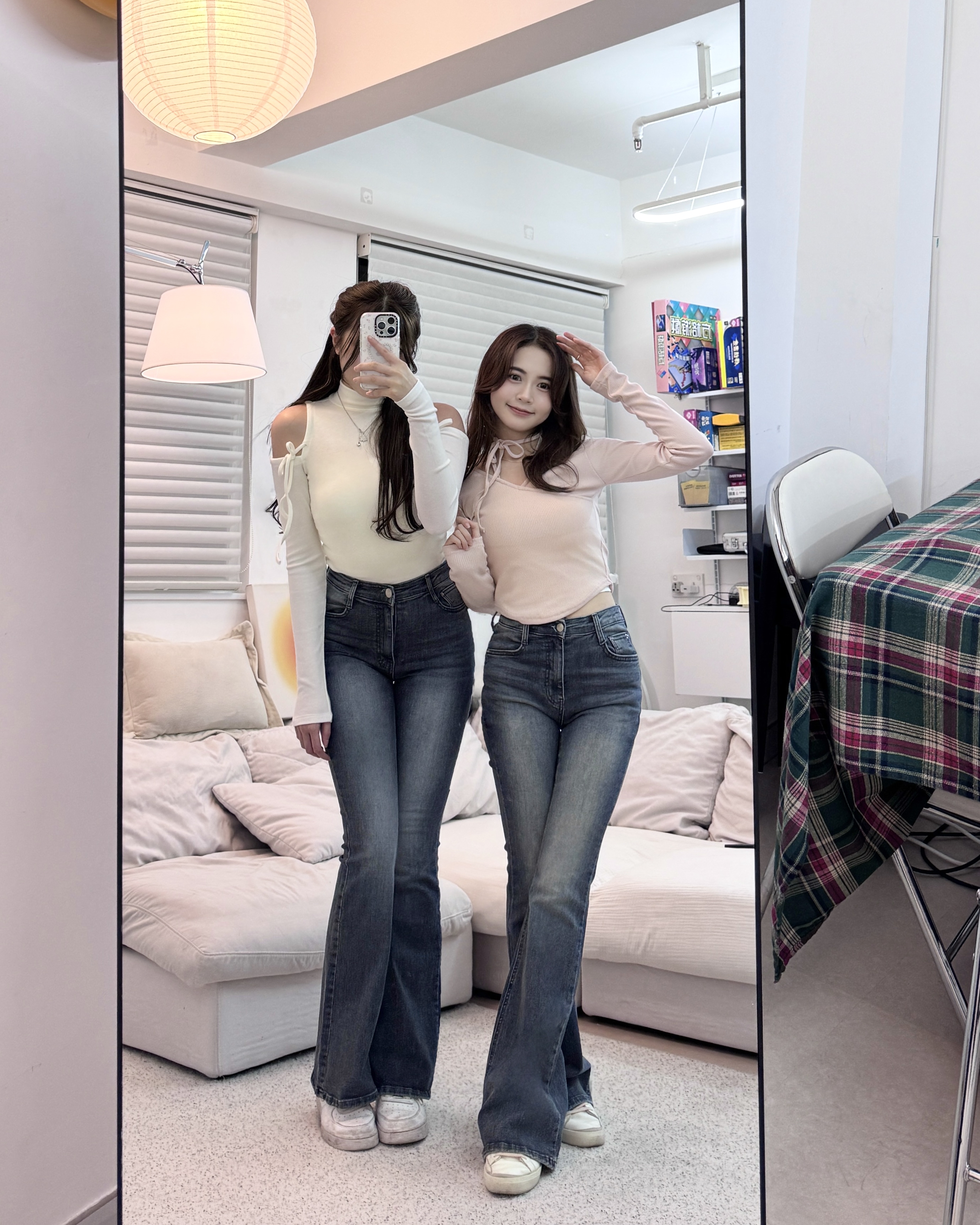 【 🎤全員自留！極精緻POCKET立體刺繡🪡👖突顯美腿線條！高包覆度小心機提臀喇叭褲🖤 】Embroidery Boots Cut Pants