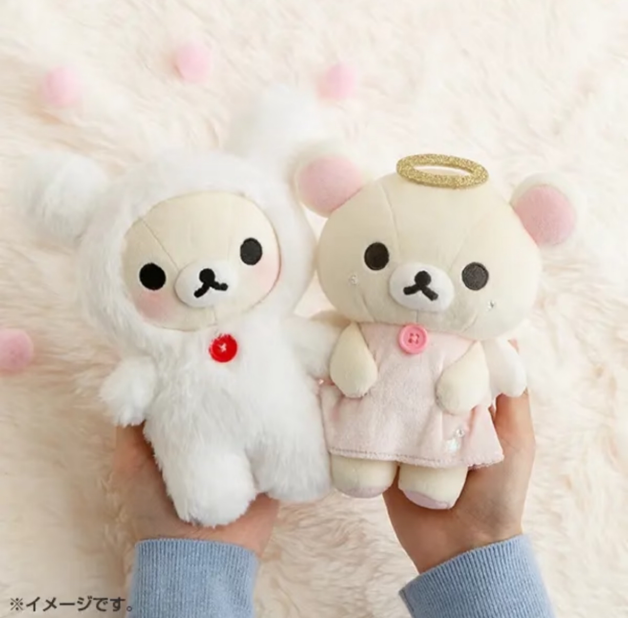 《預訂貨品》全新日本網上限定 滿滿小白熊系列公仔套裝 1套3隻。（不設散賣）