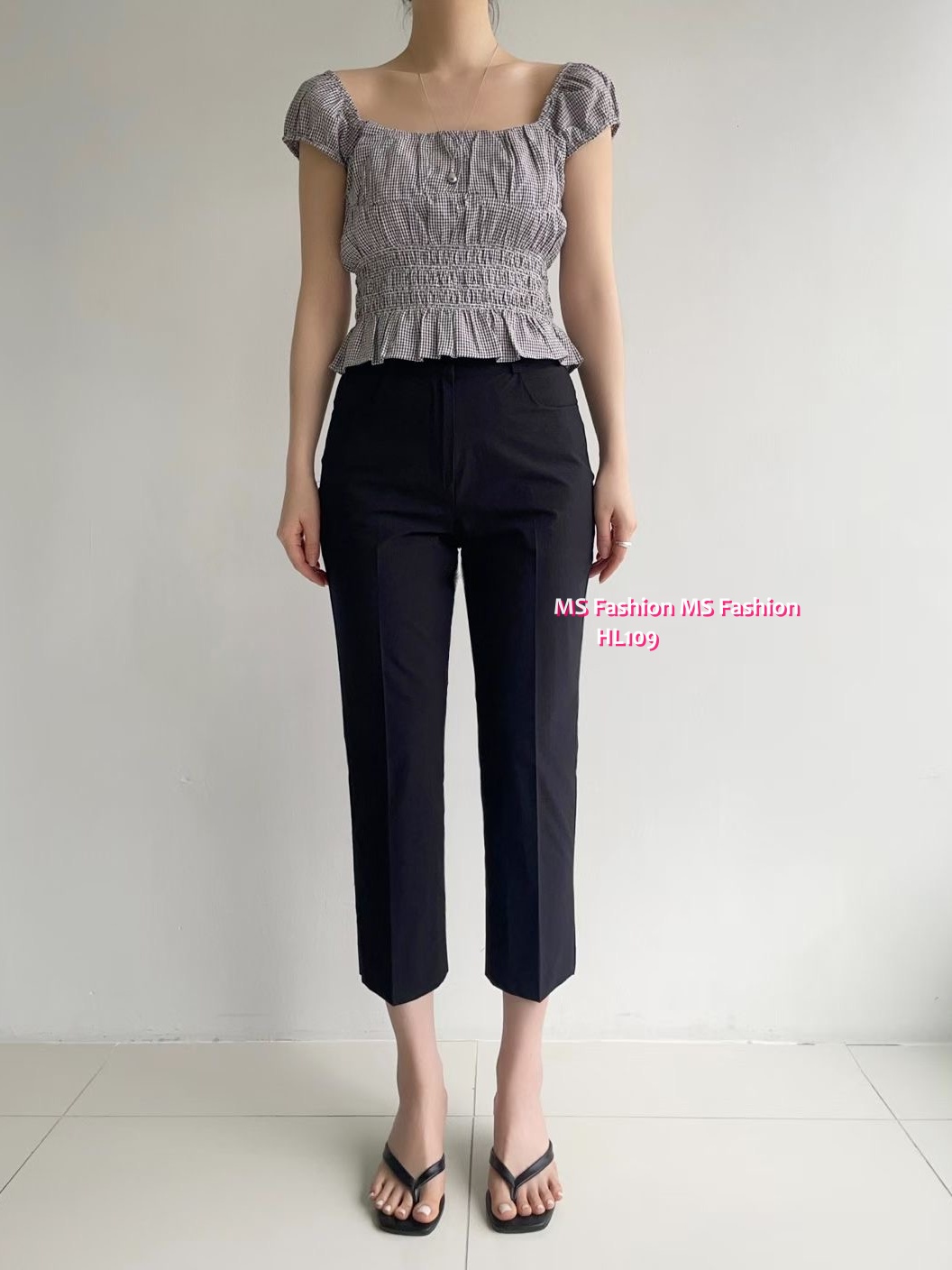 HL109 韓國🌼Howluk小開叉直腳褲