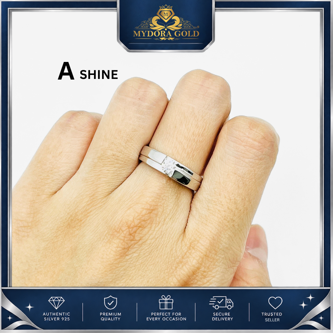 MYDORA 925 Silver Ring - Cincin Forever Line Collection