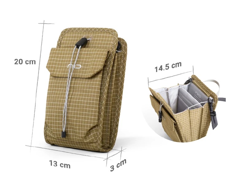 香港行貨 NIID NII43 NEO EDC Compact NOMAD Pouch — Magnetic Quick-Release Sling Bag 型格輕便斜孭袋