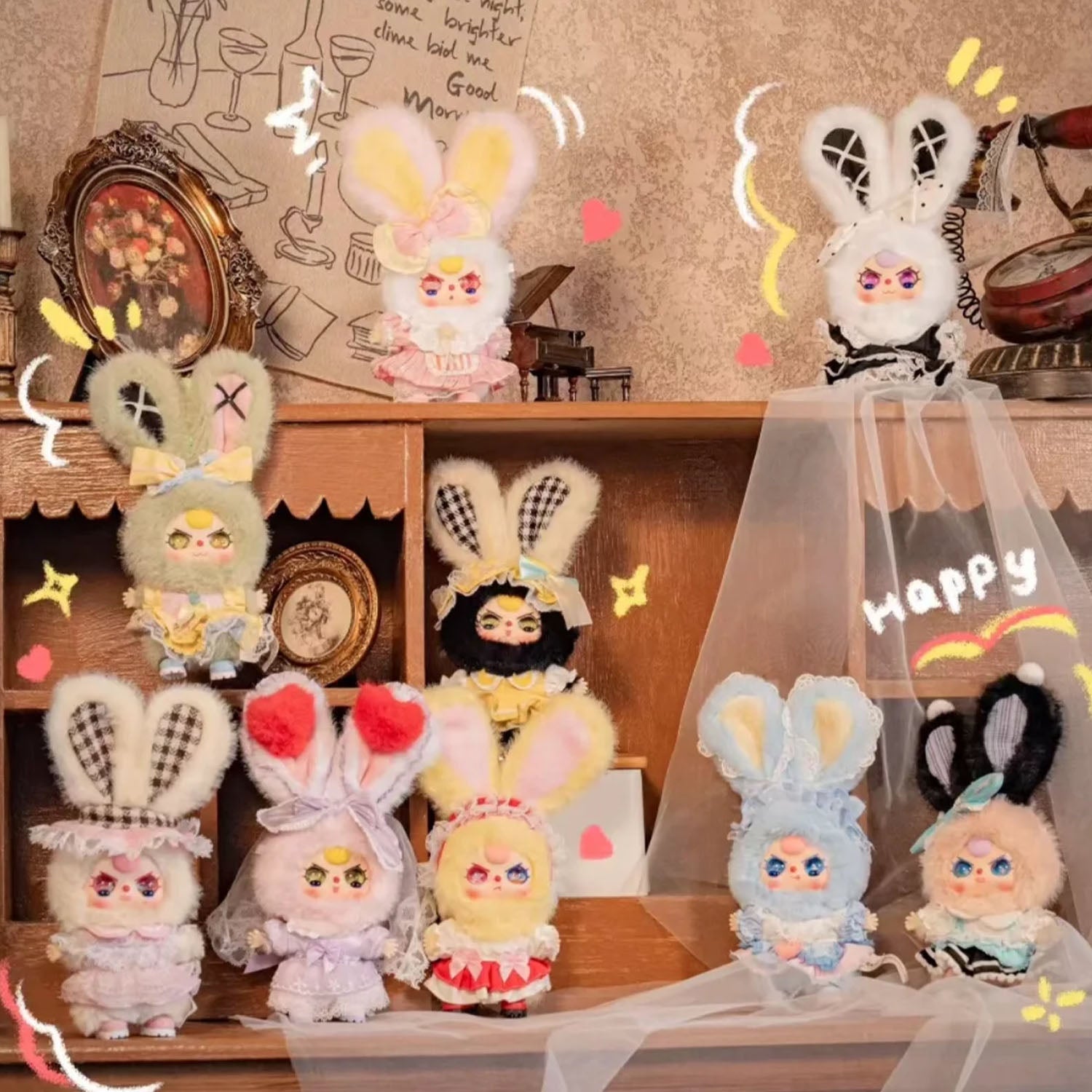 [Baby Three 100% 蘿莉塔迷你系列] 毛絨盲盒 | 件