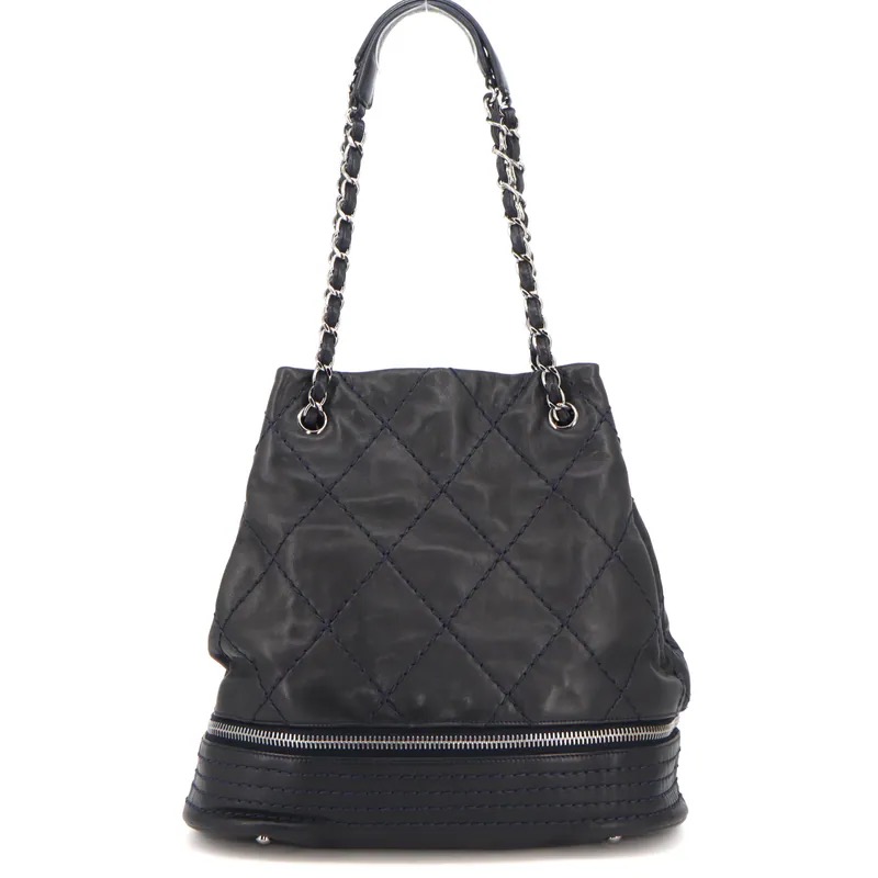 Chanel Wild Stitch Expandable Ligne Bucket Shoulder Bag