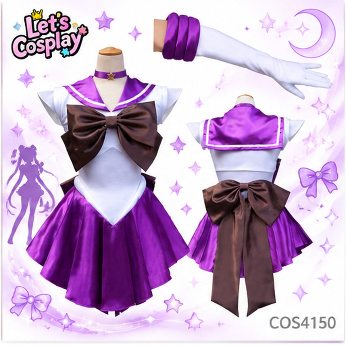 美少女戰士 Sailor Moon Cosplay 成人女裝萬聖節服裝｜月野兔・木星・土星・小小兔・水星・火星・金星｜水手戰士動漫角色扮演服｜香港現貨 Let's Cosplay