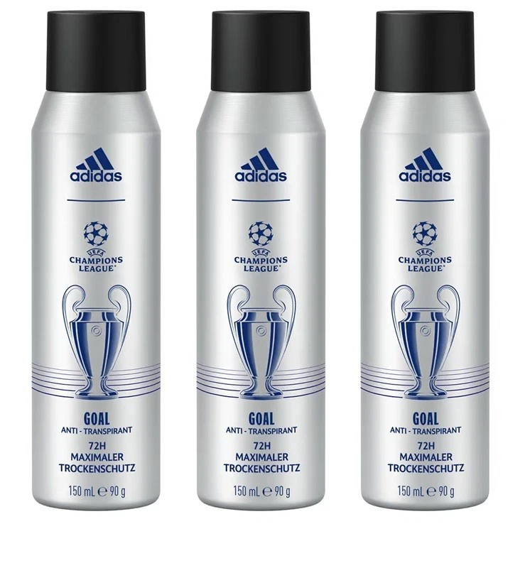 Adidas 冠軍聯賽 GOAL 防汗噴霧150 ml