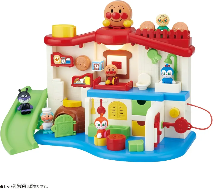 日本BANDAI 麵包超人聲光互動小屋 DX 兒童玩具 Anpanman House Playset  香港現貨 兒童生日禮物精選