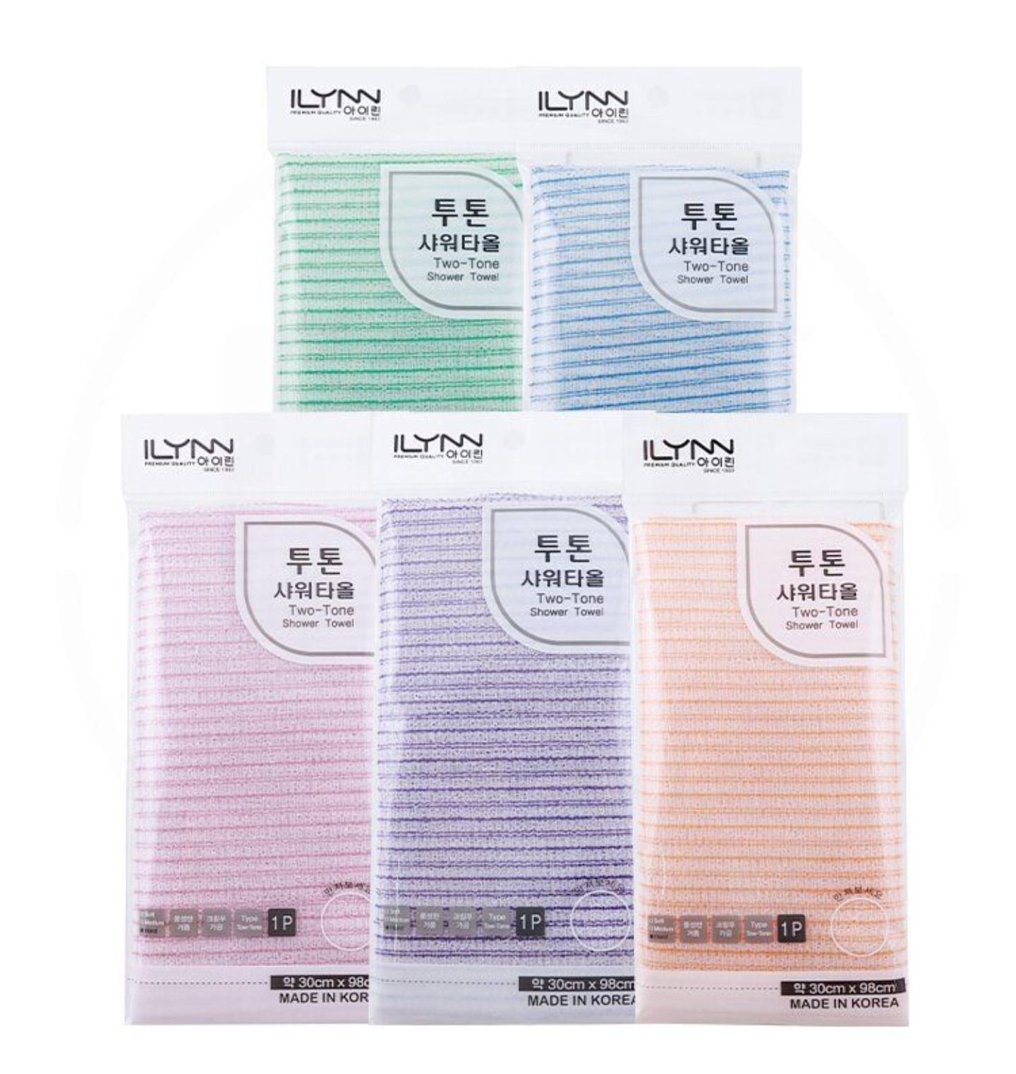 韓國製造 老奶奶搓澡巾 - 超強起泡 耐用長條設計（顏色隨機)