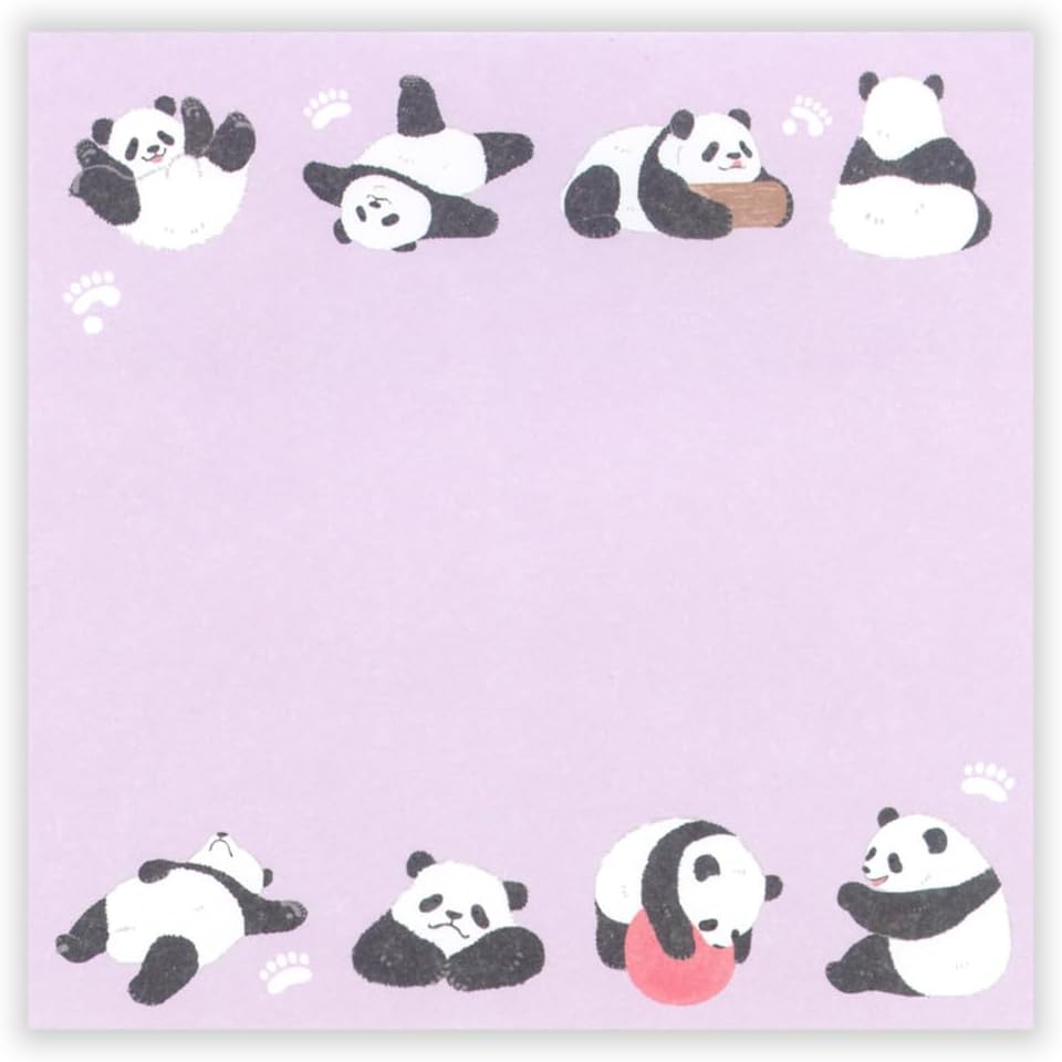 現貨｜ZOOm in Animals 熊貓 日本製 便條紙 Memo Notepad (5424409)