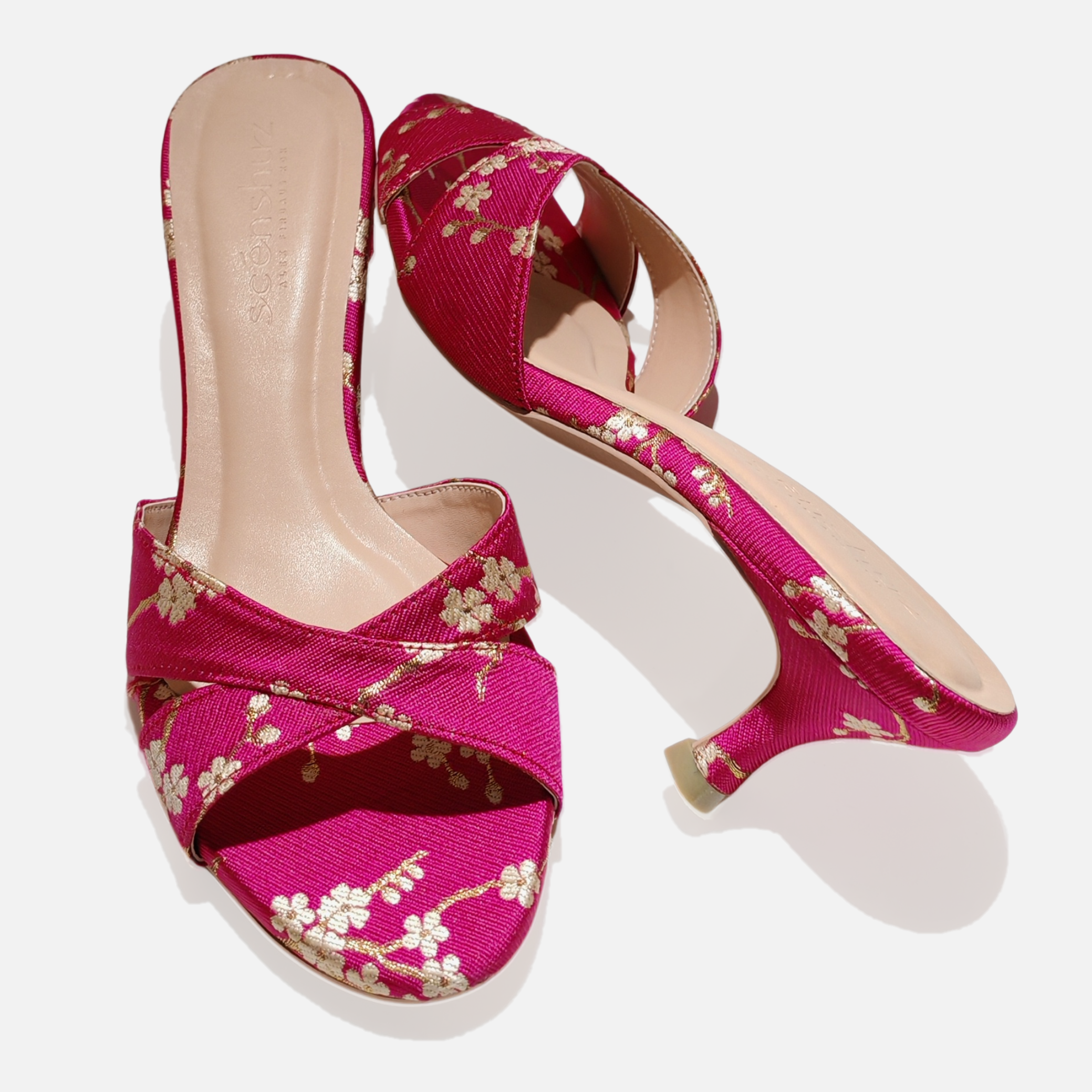 REYNA 50 FUCHSIA BROCADE