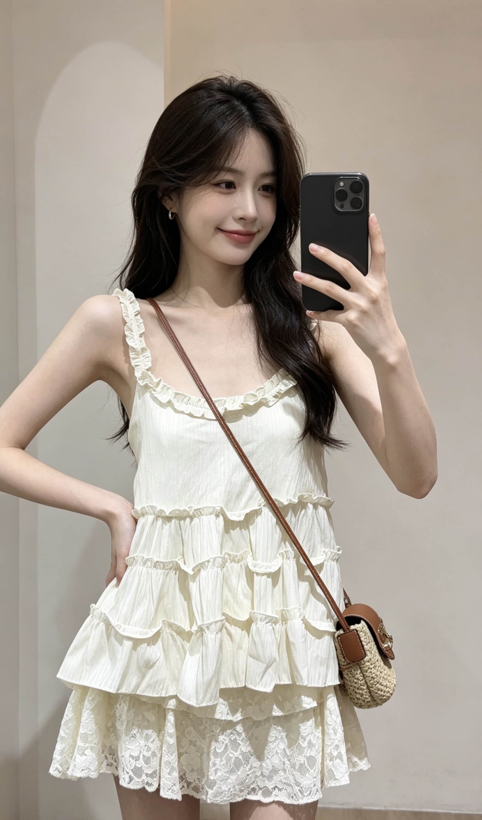 TP590荷叶边蓬松衣