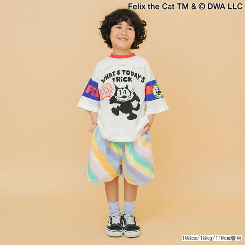 🆕【⭐訂購⭐】日本直送 🇯🇵🌀#FelixtheCat 徽章刺繡 鬆身tee［3款選］🌀 [ELBA-0117][260315]