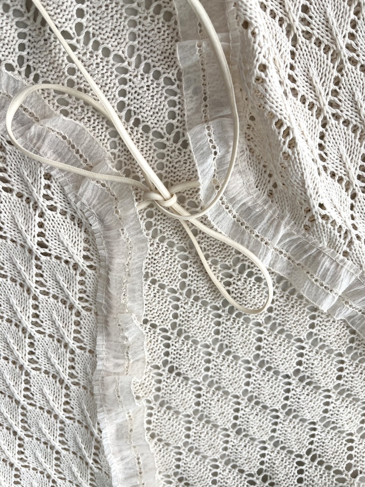 The Lacie Cardigan Set (Ivory)