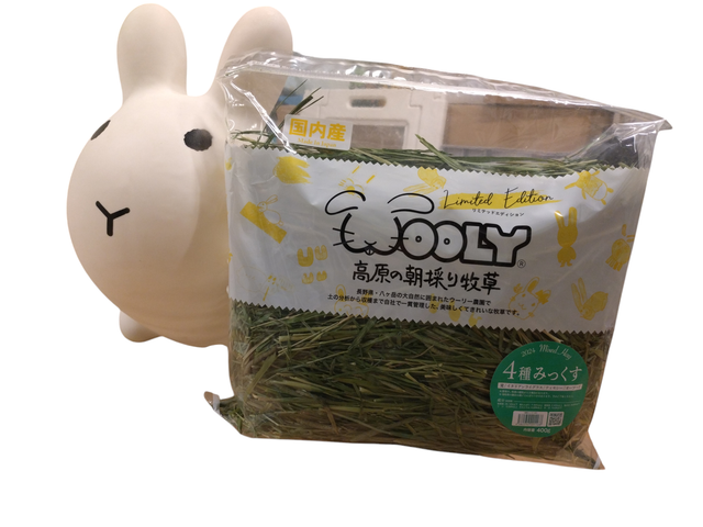 Wooly高原混合牧草(四草混合) 400g | 兔巫婆