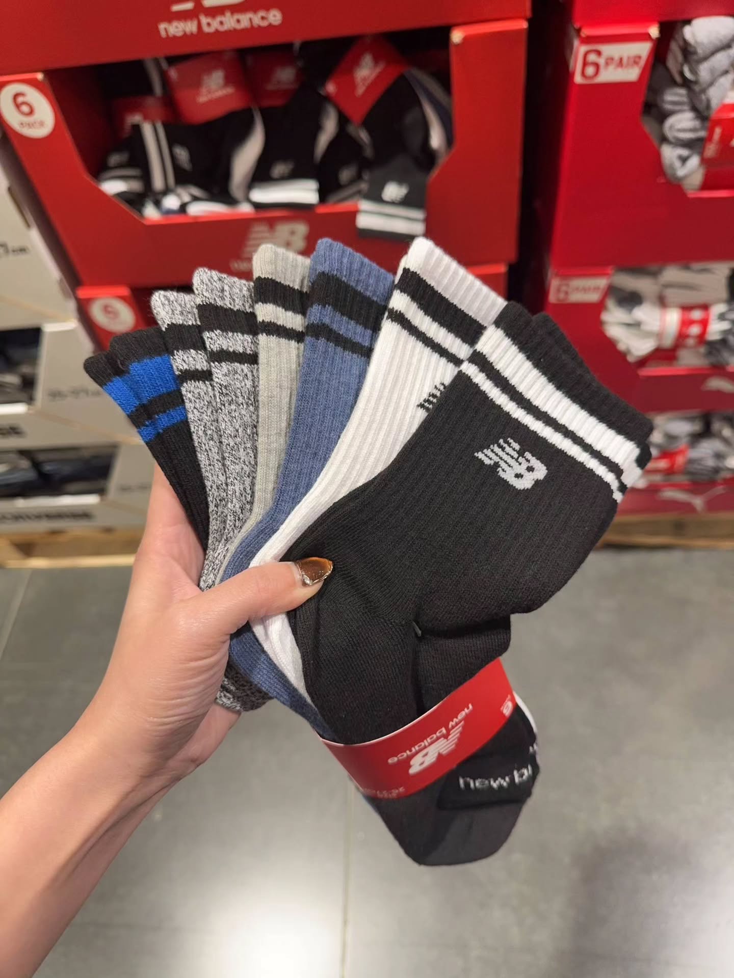 🇯🇵New Balance 男款6对袜子