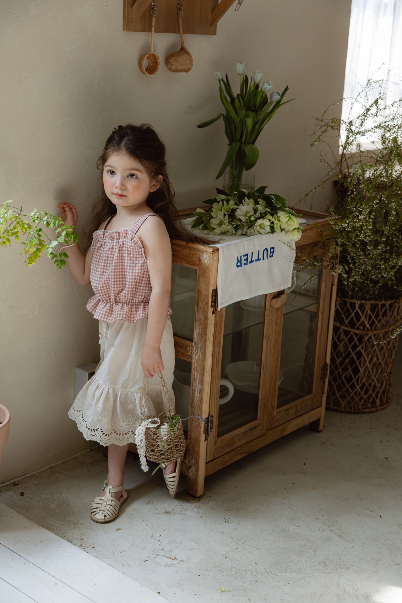 Flo | Lace 7分pants(Ivory 120(105-115)