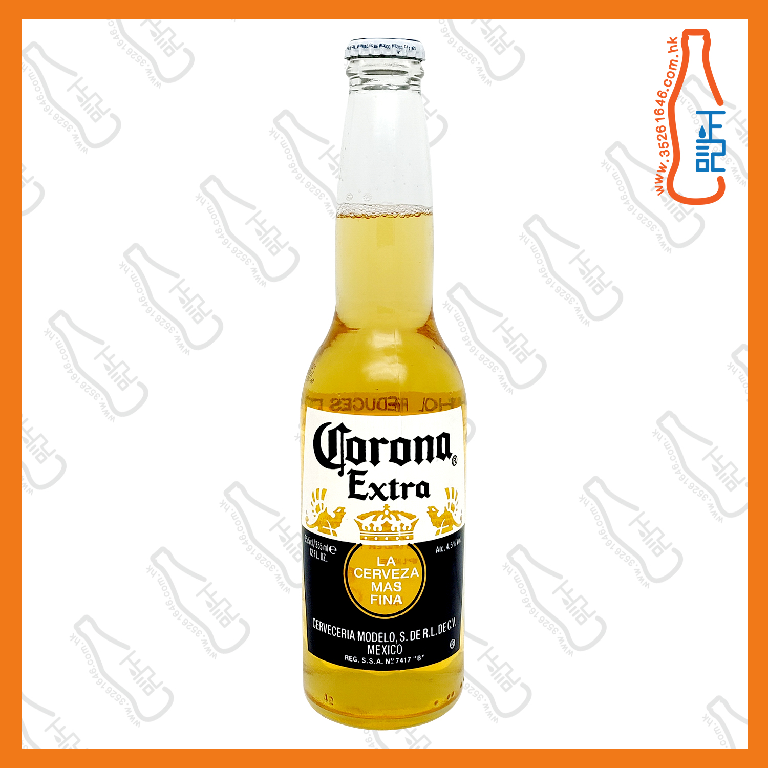 Corona 可樂娜墨西哥啤酒(樽裝) 355ml x 24支 /箱